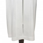 Buhara Yaka Nakışlı Cübbe - Beyaz - Gold Nakış